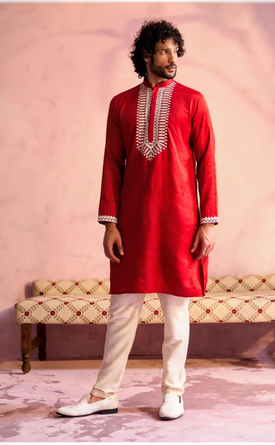 Redwood Embroidered Men’s Kurta
