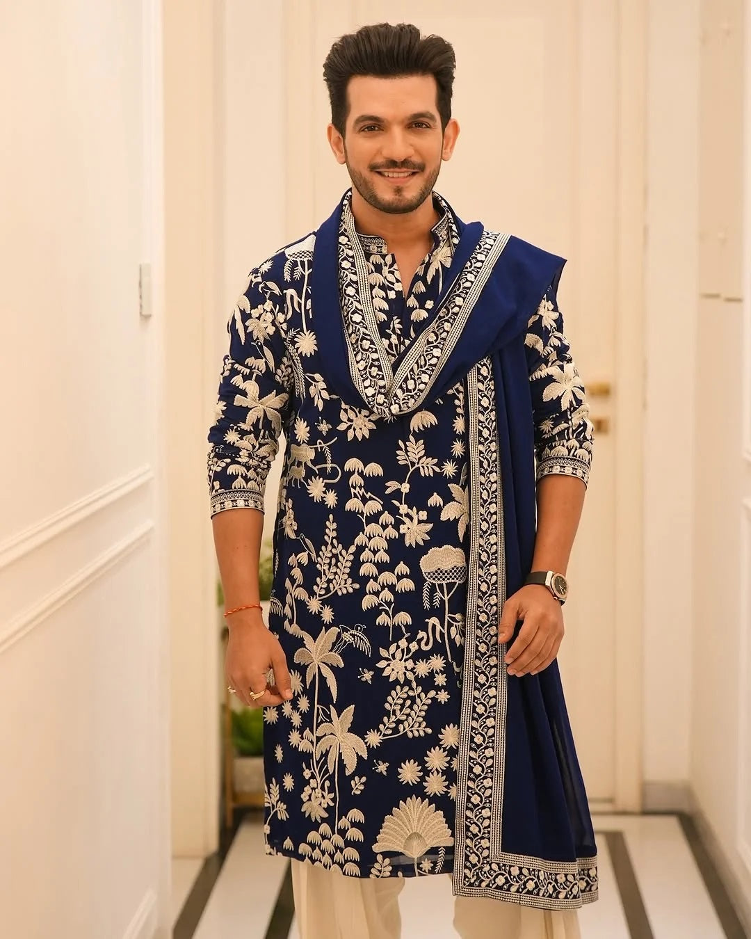 Arjun Addition Kurta Dupatta Set with Embroidery