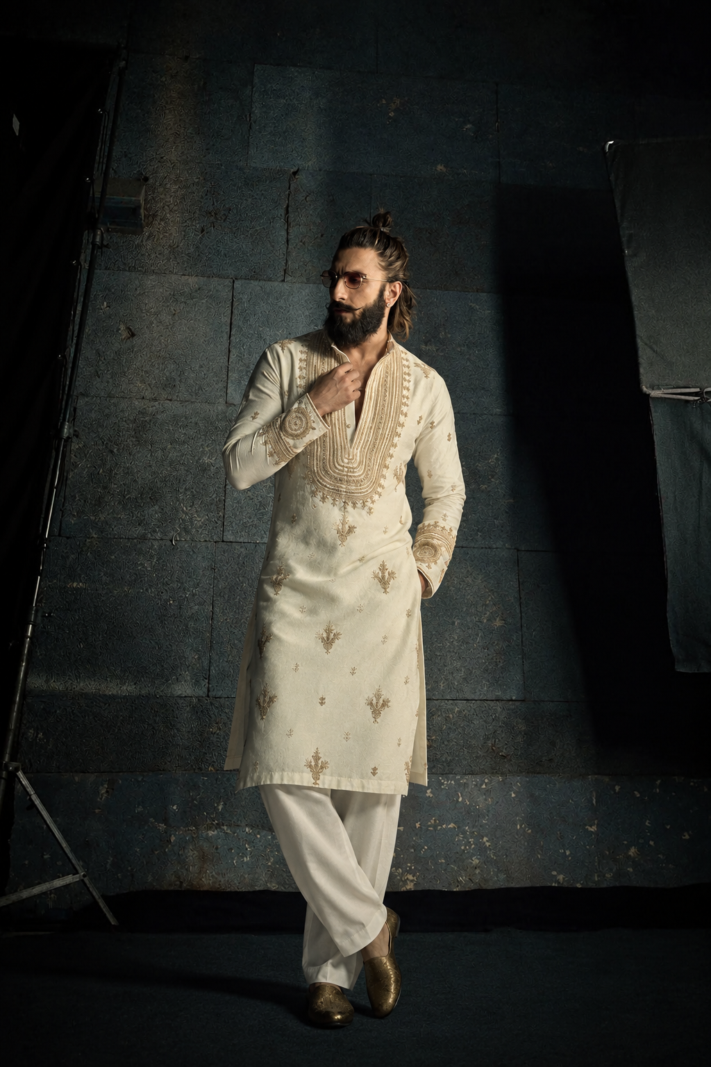 Ranveer Singh Kurta pyjama With Embroidery