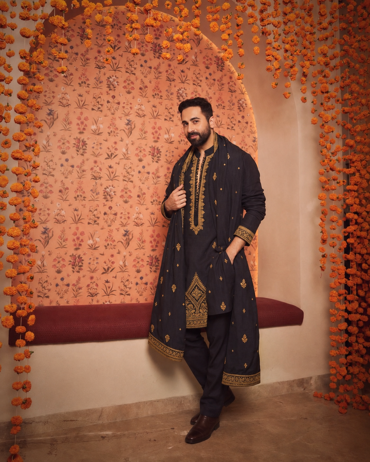 Ayushaman Adition Kurta With  Dupatta Embroidery