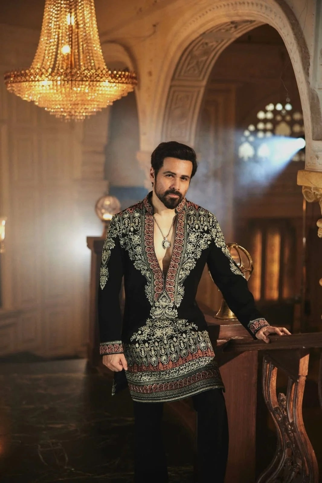 Emraan Hashmi Kurta Set With Embroidery