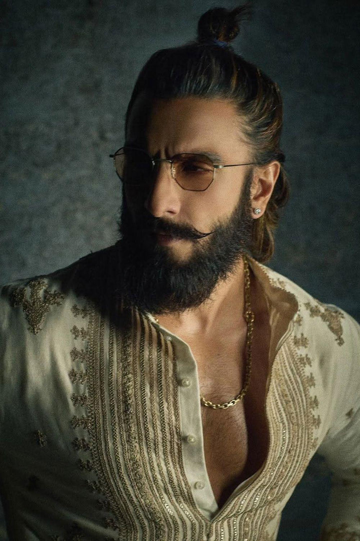 Ranveer Singh Kurta pyjama With Embroidery