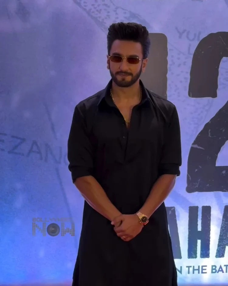 Armani Black Kurta Set RS Adition
