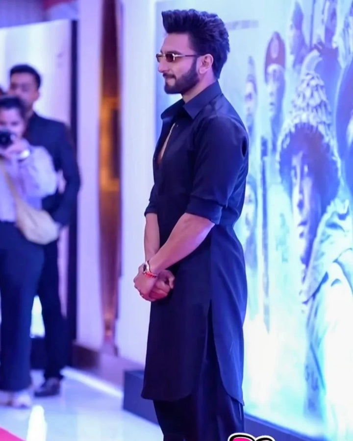 Armani Black Kurta Set RS Adition