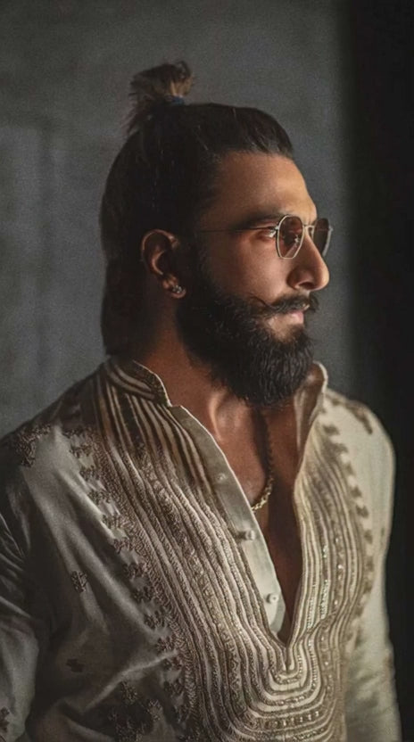 RANVEER SING KURTA PAJAMA WITH EMBROIDERY