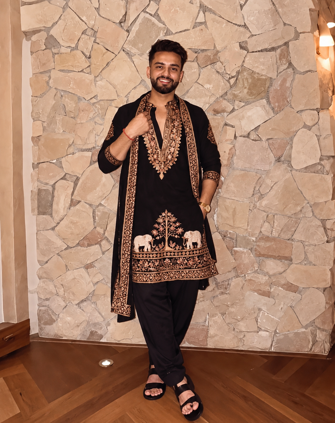 Elvish Yadav Adition Kurta pyjama With Dupatta