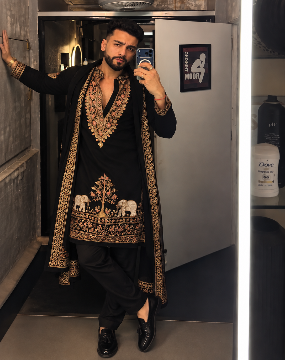 Elvish Yadav Adition Kurta pyjama With Dupatta