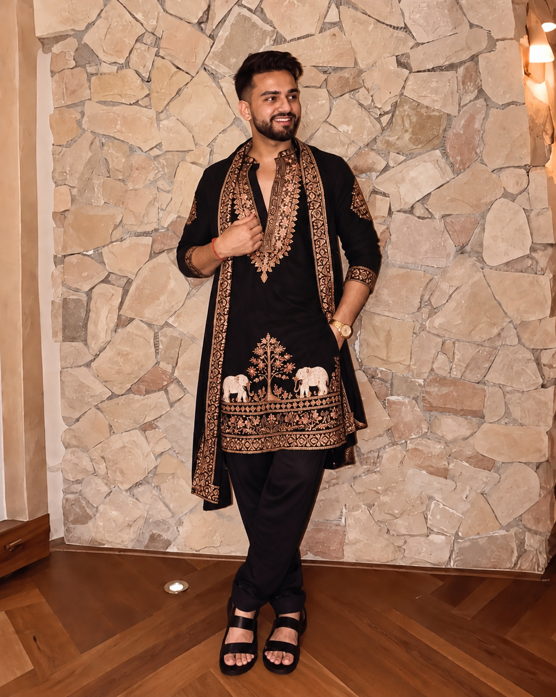 Elvish Yadav Adition Kurta pyjama With Dupatta
